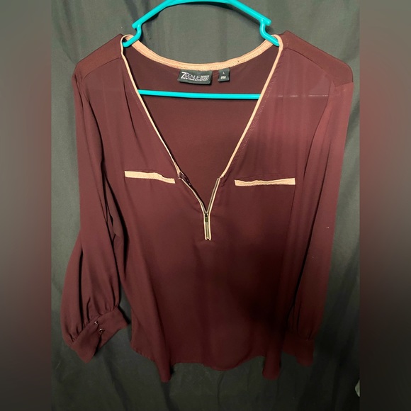 New York & Company Tops - New York & Co Long Sleeve Blouse